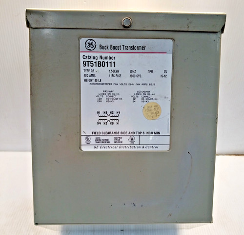 New kva buck boost - ge,