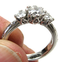 TACORI Sterling Silver 3 CZ