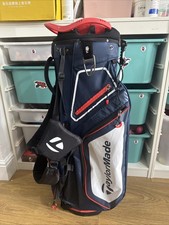 TaylorMade Lightweight Golf Stand Bag, 8-way, Dual Strap, Hood, Decent, 2.1 kg