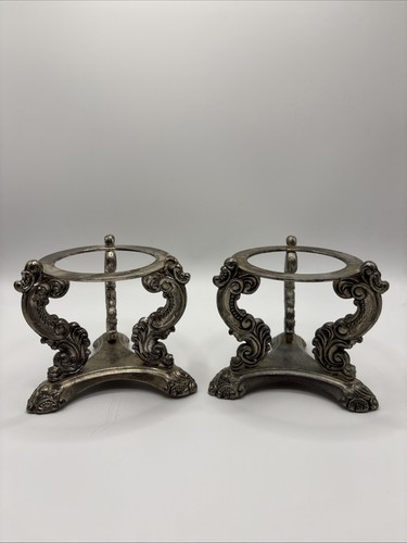 Godinger silverplate ornate - 2x,