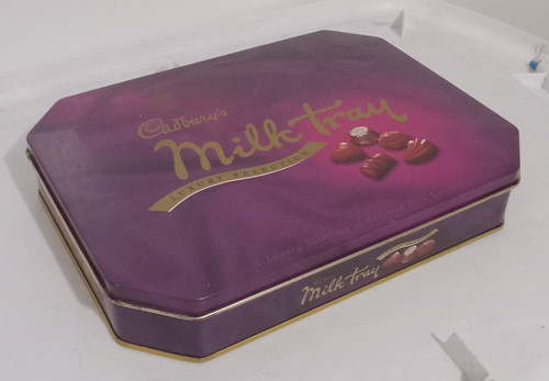 Cadbury chocolate tin - cadbury,