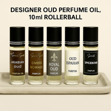 Designer Oud Perfume Oil 10ml Rollerball | Alcohol Free | Long Lasting Attar