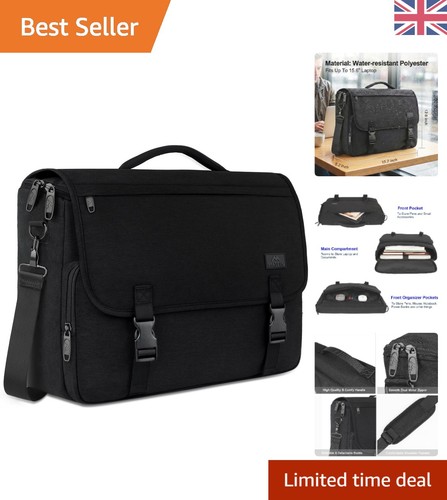 Durable black messenger - black,