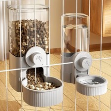 Automatic Pet Bowls Cage Hanging Feeder Pets Water Bottle Food Container Bowl
