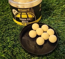 8 x Sample - Nutrabaits Trigga Ice White 15mm Pop Ups