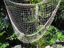  Large Fishing Boat Net Cream White 200 cm x 150 maritime Fishing Trawler Ship