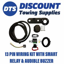Daewoo 13 Pin Electric Towbar Wiring Kit charging & Audible Relay