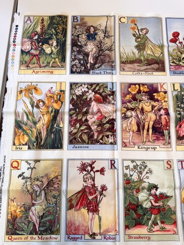 Flower fairies fabric alphabet - flower,