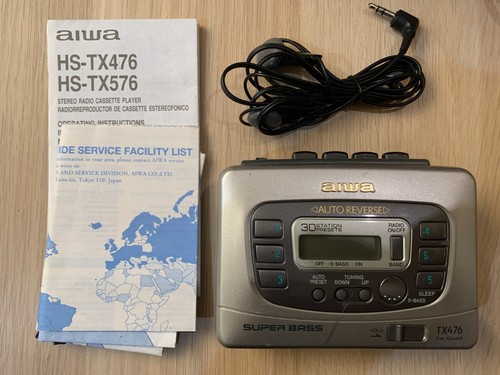 Aiwa tx476 cassette player - cassette,
