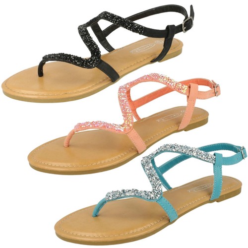 Ladies spot open toe - on,