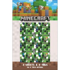 Minecraft 2 Sheets & 2 Tags