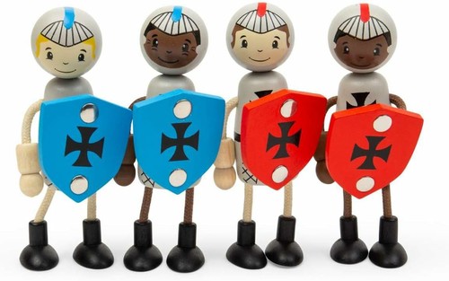 Bigjigs wooden toy medieval - wooden,