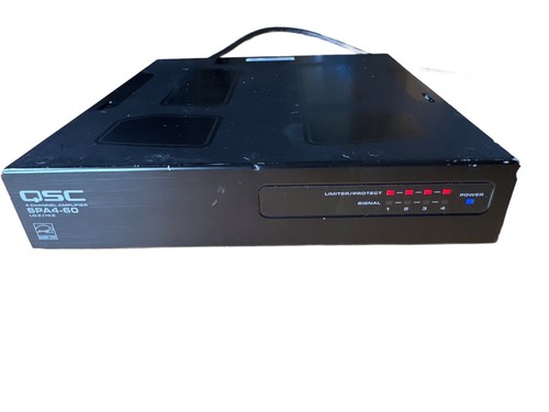 Qsc spa4 channel power - spa4-60, 4-channel