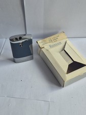VINTAGE 1960'S RONSON BLUE COMET GAS LIGHTER SPARES OR REPAIR