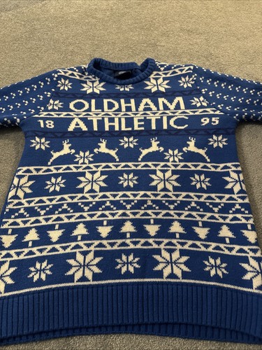 Oldham athletic blue christmas - blue,