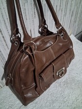 Women’s Brown Leather Look