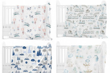 2-Piece Baby Cot Bedding Set – 100% Cotton Duvet Cover 120x90 cm