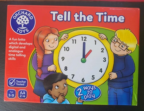 Orchard toys tell - toys, time