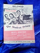 cc OLD SECOND HAND USED SHEET MUSIC SEE PICS THE STUDENT PRINCE 5 PAGES