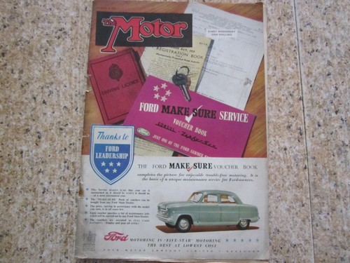 August 6th 1952 - ,, motor