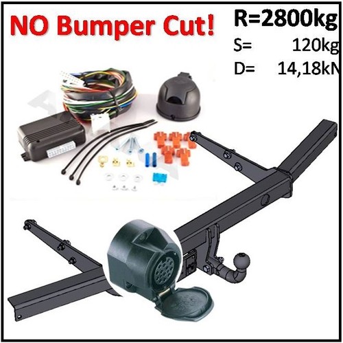 Towbar electric 13pin for vw - &,