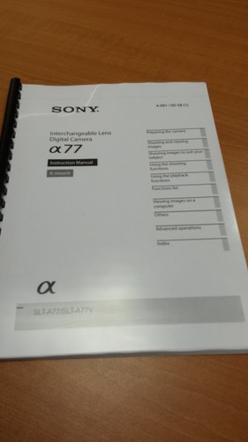 Sony slt a77 camera - slt, fully