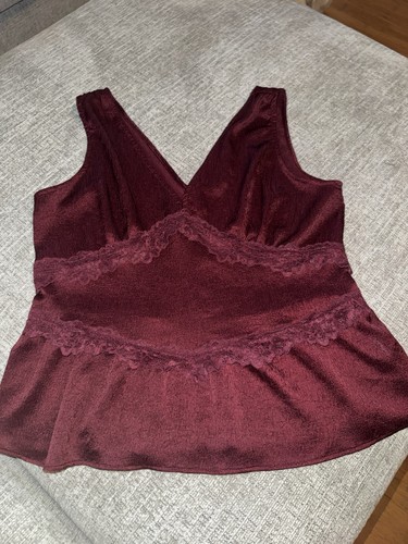 Primark maroon neck top - primark,
