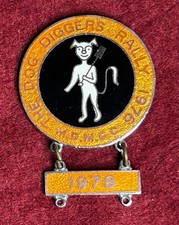 Enamel Badge Motorcycle Rally