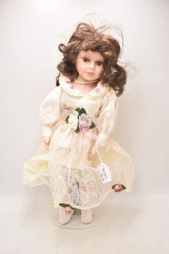Vintage porcelain doll - vintage,