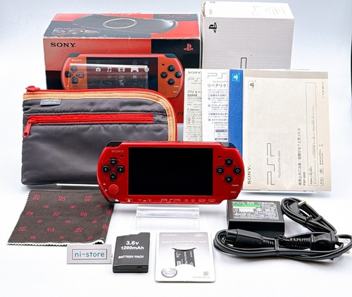 Sony psp 3000 console - psp-3000, red