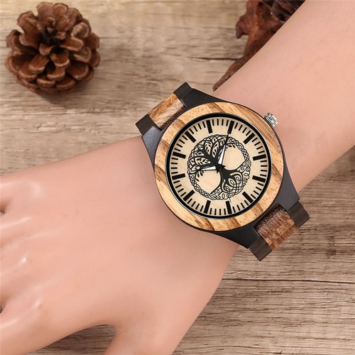 Mens wooden watch tree life - watch,