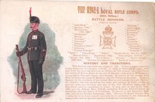 MILITARY  POSTCARD THE KINGS