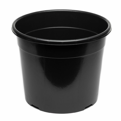 40l plastic round plant pot - round,