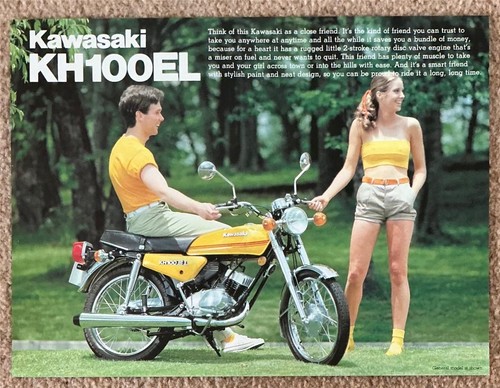Kawasaki kh100el motorcycle - kh100el,