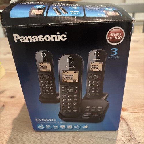Panasonic tgc423eb dect - panasonic, kx-tgc423eb
