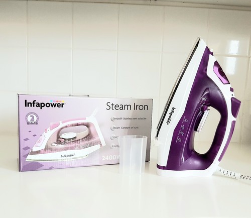 Infapower steam dry iron 2400w - dry,