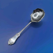 Antique Solid Silver Sugar Spoon by John Sanderson Sheffield 1909
