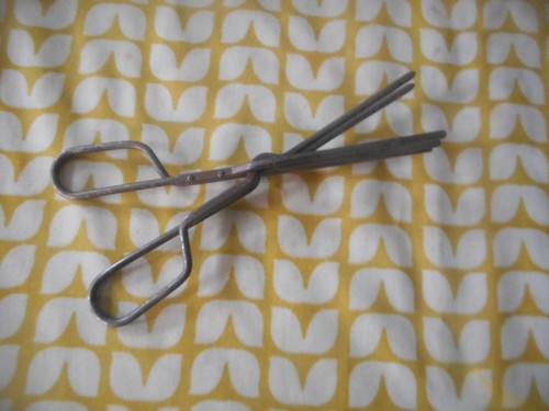 Antique steel curling tongs?