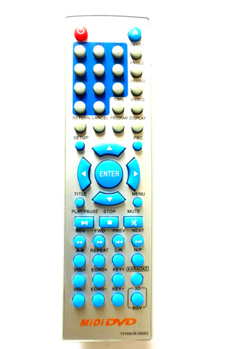 Midi dvd karaoke player remote - midi,