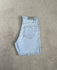 Zara Men’s Denim Jort Shorts worn twice  Size Small Fit Blue Denim