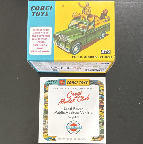 Corgi toys model - model, land