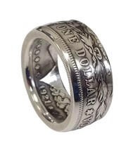 USA Dollar Coin Ring Mens &