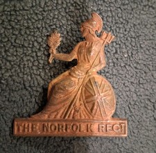 Cap Badge The Norfolk Regiment