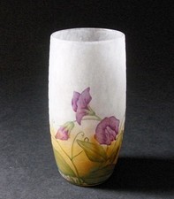 DAUM, NANCY: VASE etched with