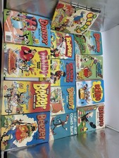 Vintage Comic Annuals Job Lot BEANO DANDY BEEZER TOPPER DENNIS READERS COPIES