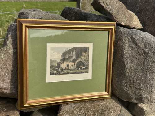 Antique coldingham engraving - coldingham,