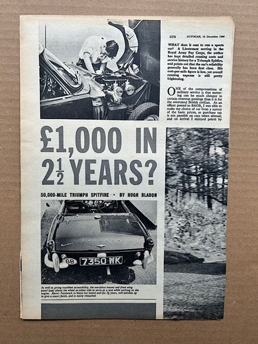 Triumph spitfire - triumph, (1964)