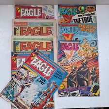 8 x Vintage 1980's Eagle Comic - 1982, 1983, 1984