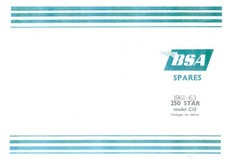 BSA Motorcycle Motorbike 250