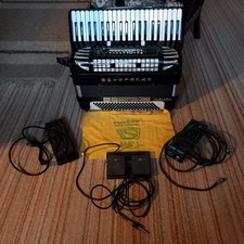 Excelsior Piano Accordion Midi Vox II mid-90's - Black Nacrolac